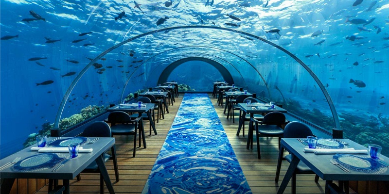 モルディブ 水中レストラン フラワリ
